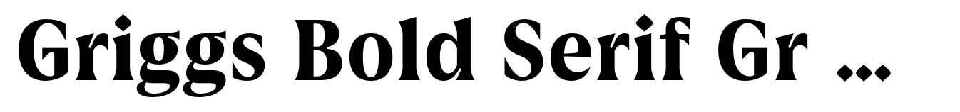 Griggs Bold Serif Gr Ss01